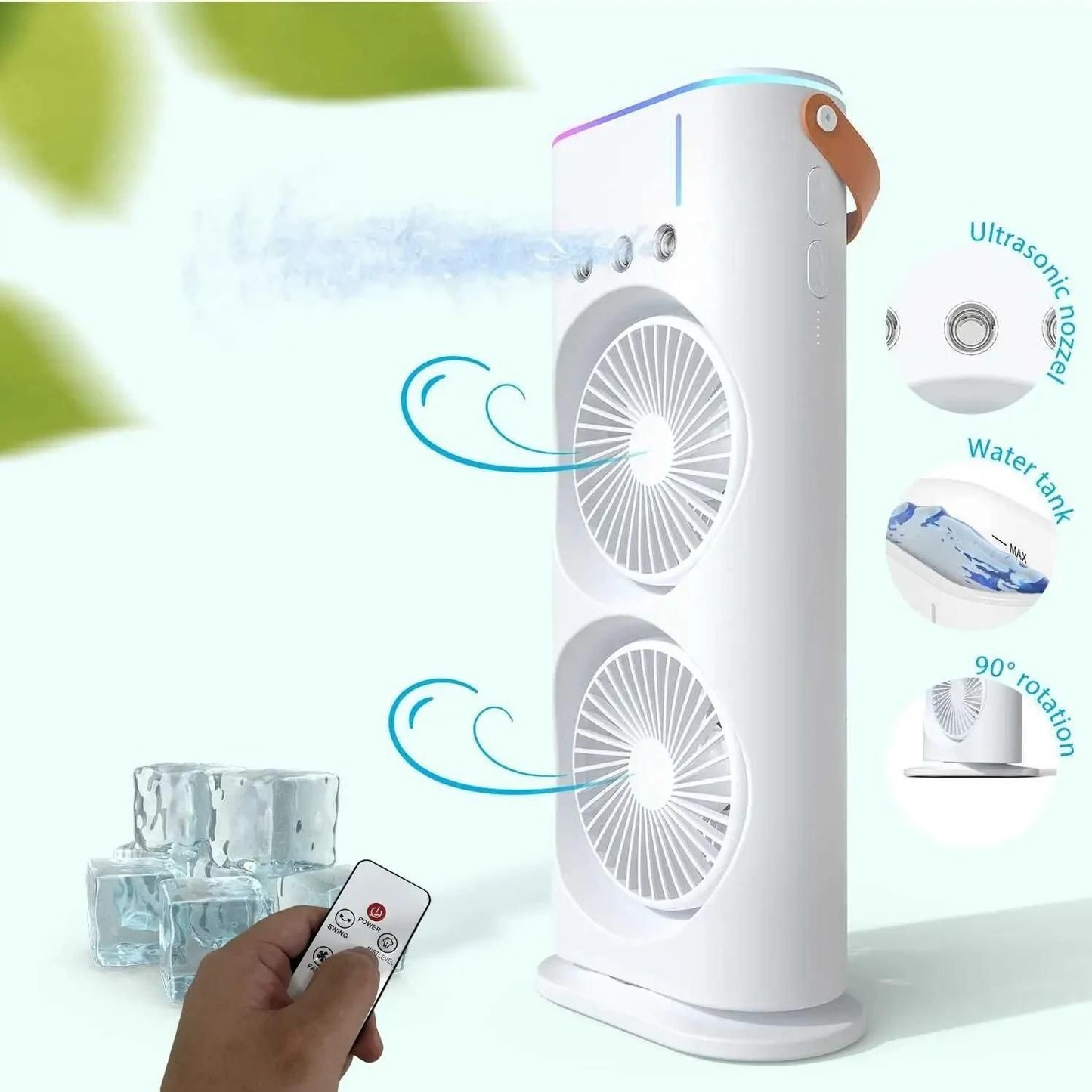 CoolWave Mini™:Double-Ended Spray Fan.