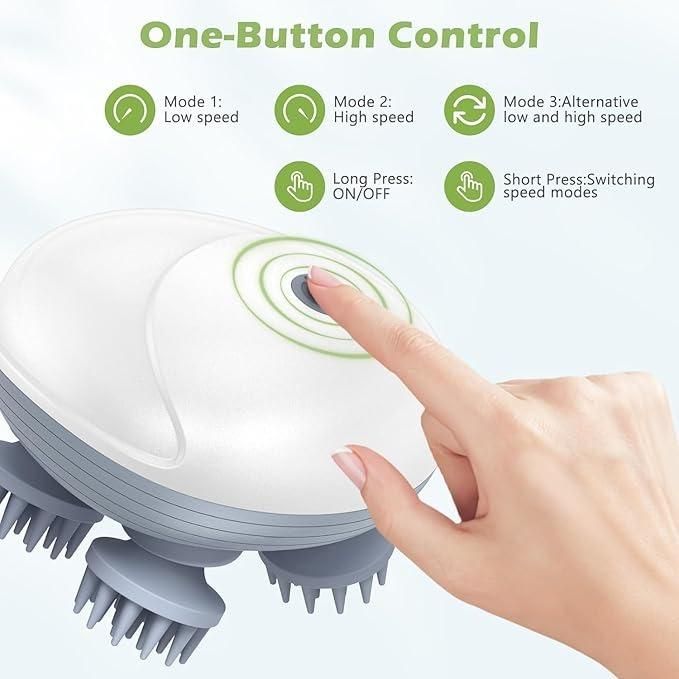 Ultimate Scalp Massager™: Electric Massager for You and Your Furry Friend!" Electric Pet, Cat and human scalp massager..