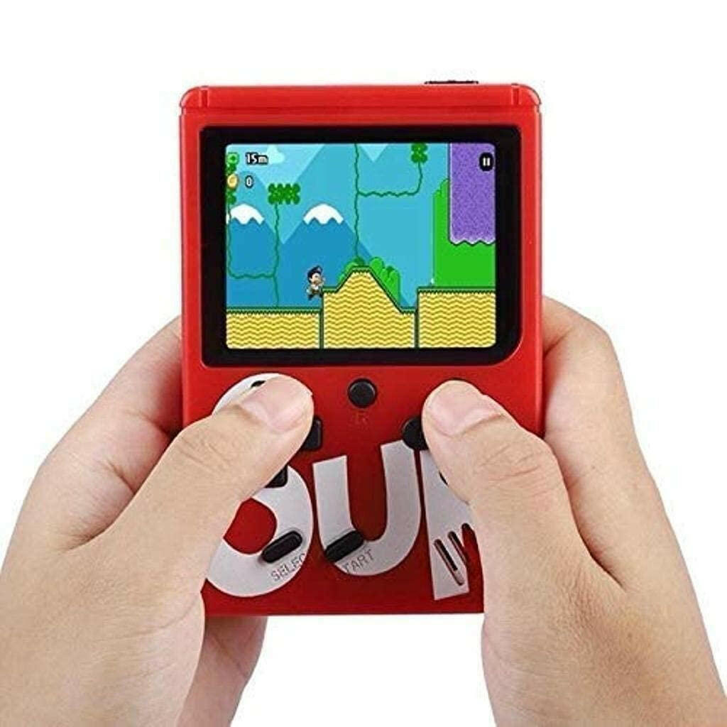 400 in 1 Sup Video Games Portable, Led Screen and USB Rechargeable, Handheld Console, Classic Retro Game Box Toy for Kids Boys & Girls (Multi Color ,1 pcs).