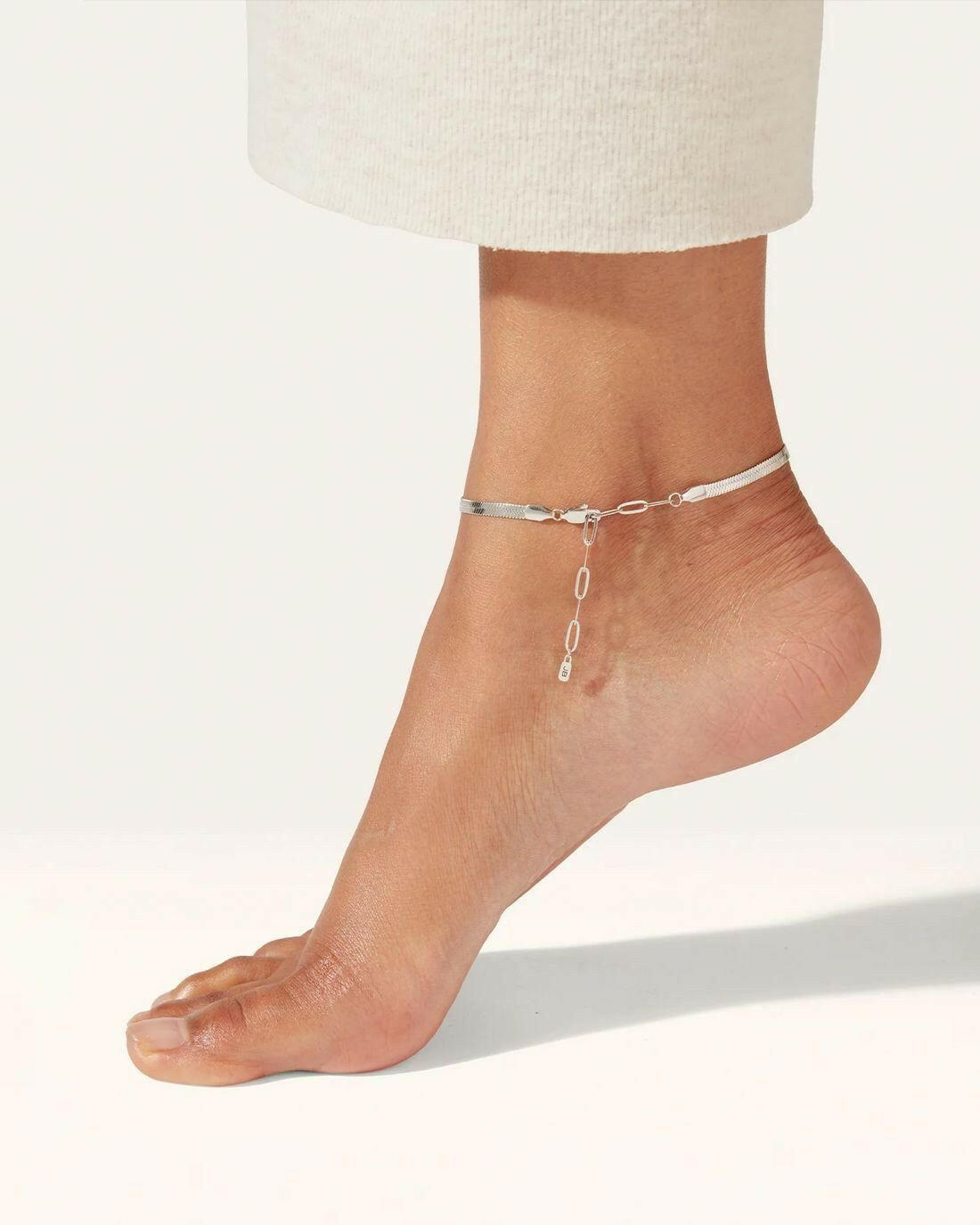 Anti Tarnish Lucky Snake Anklets.
