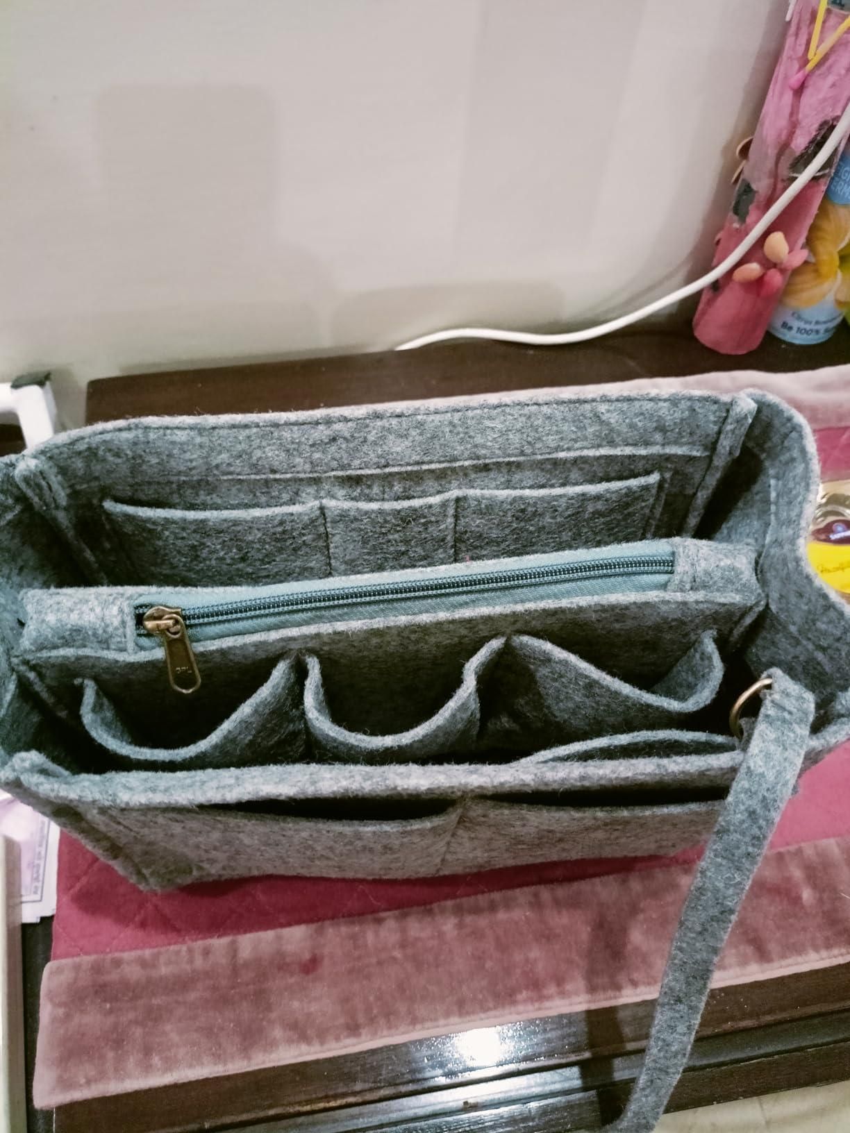 Felt Fabric Purse Organiser.