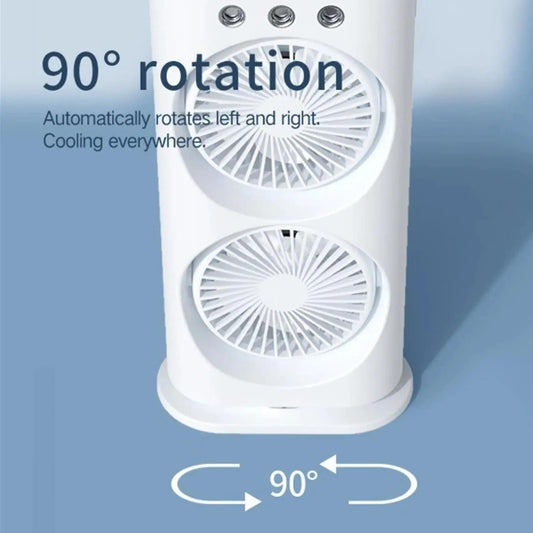 CoolWave Mini™:Double-Ended Spray Fan.