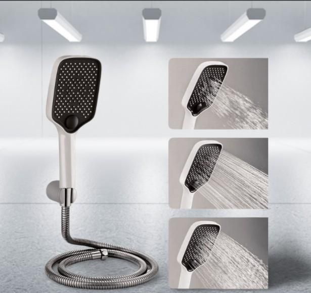 Square Hand Shower for Bathroom Without Hose Pipe.