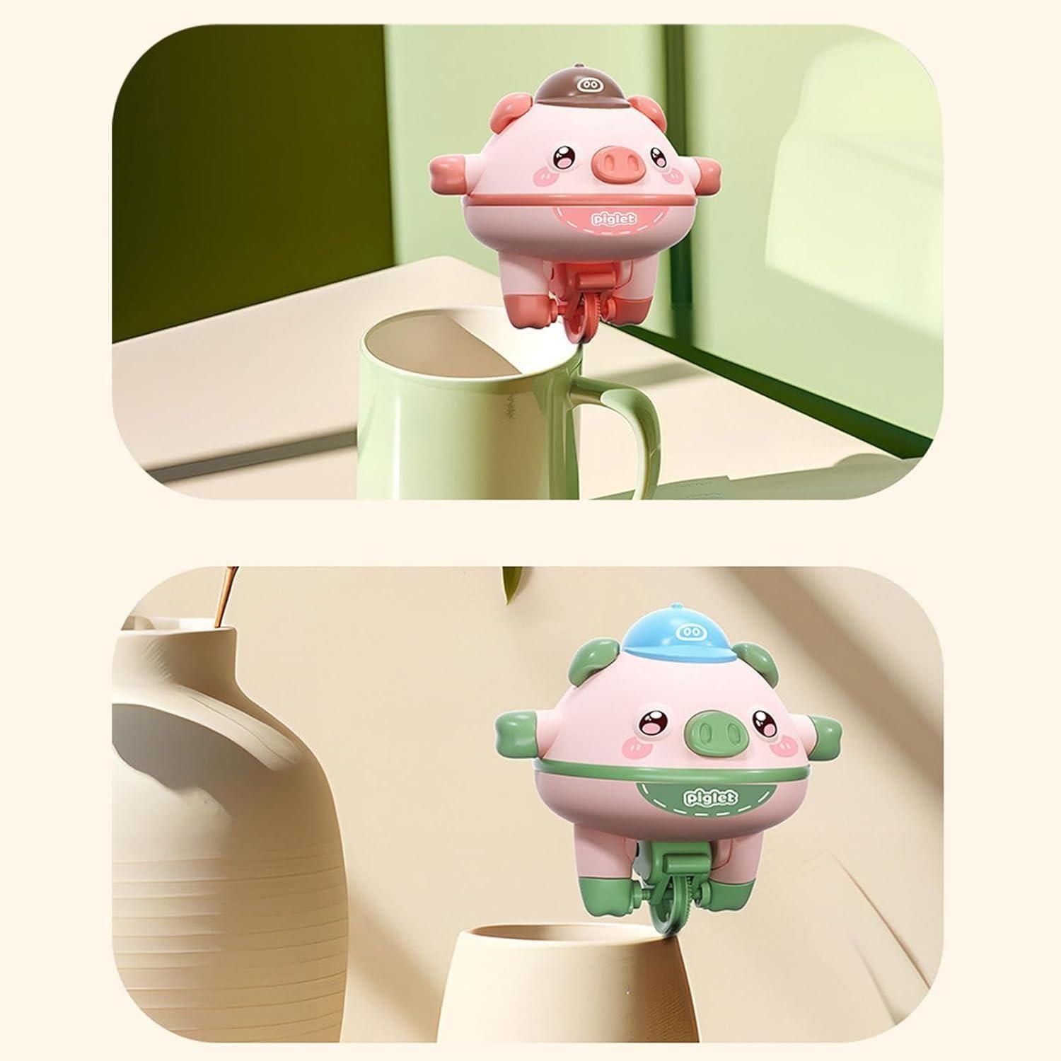 Tightrope Walking Tumbler Pig Walking Tightrope for Children.