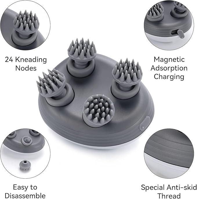 Ultimate Scalp Massager™: Electric Massager for You and Your Furry Friend!" Electric Pet, Cat and human scalp massager..