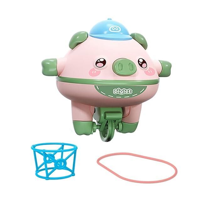 Tightrope Walking Tumbler Pig Walking Tightrope for Children.