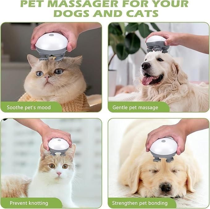 Ultimate Scalp Massager™: Electric Massager for You and Your Furry Friend!" Electric Pet, Cat and human scalp massager..