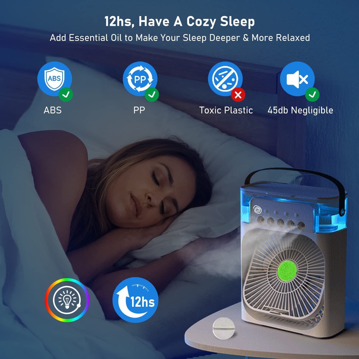 IceBox Lite™: Discover mini Air Cooler with USB charging..